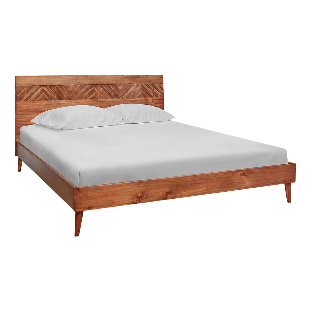 PORTO - Queen size bed 160x200 - Washed antic