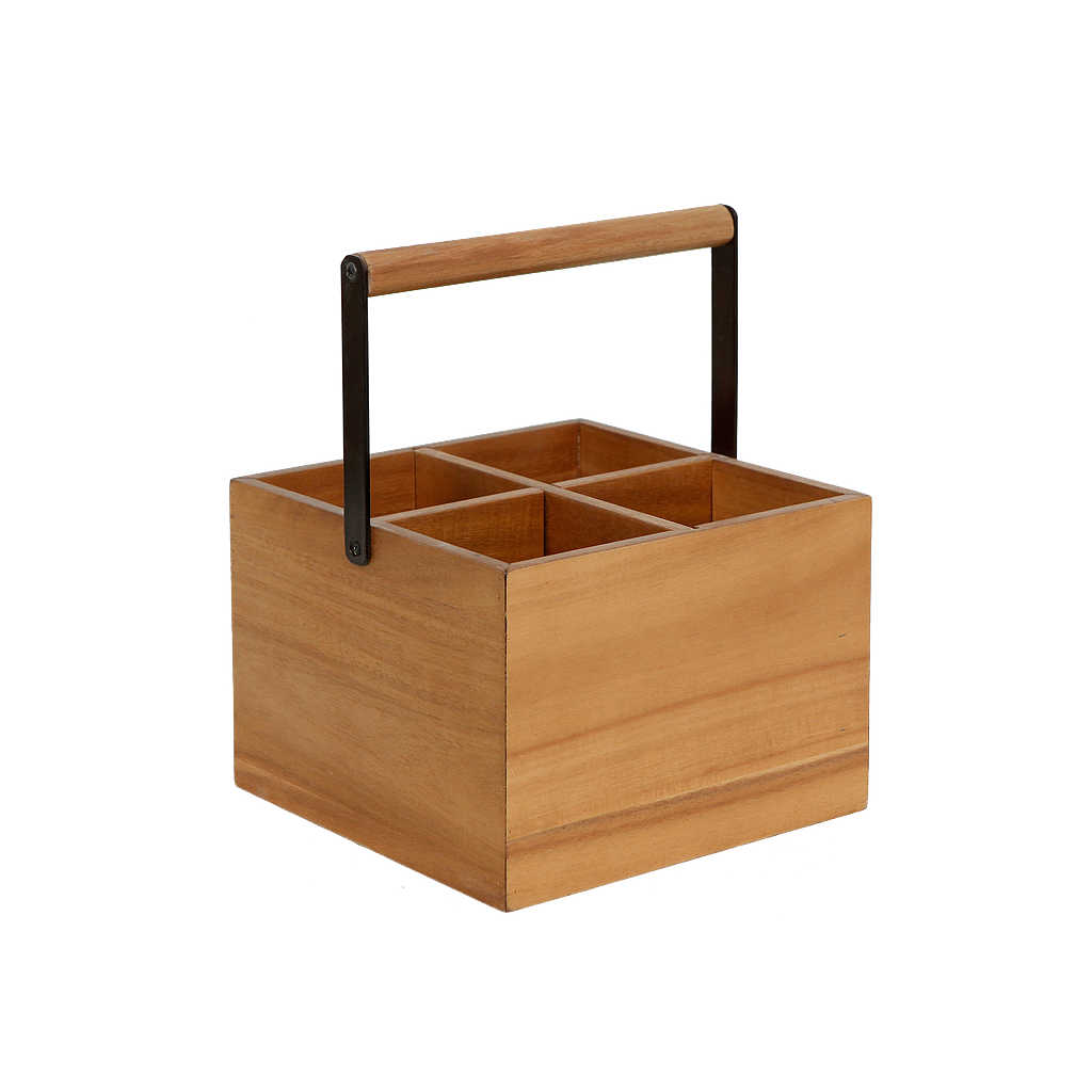 LAREDO - Wooden rack 21x21 - Natural acacia