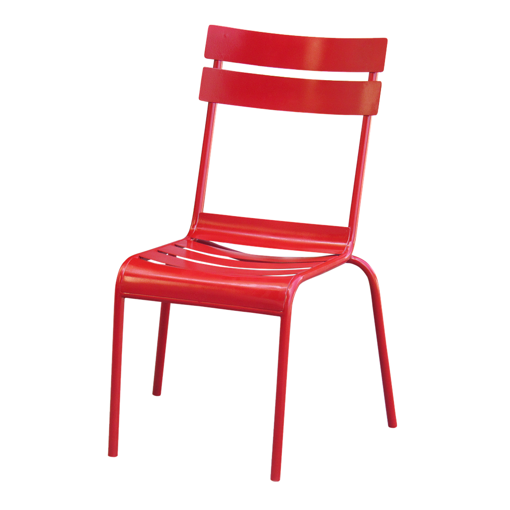 LUXEMBOURG - Chair - Chinese red