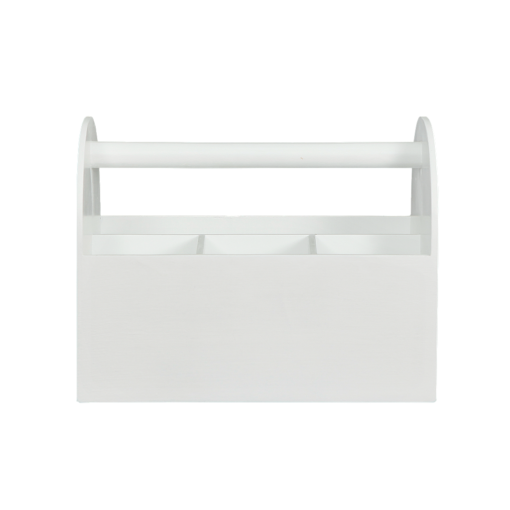 AREQUIPA - Wooden cutlery rack H20 - White