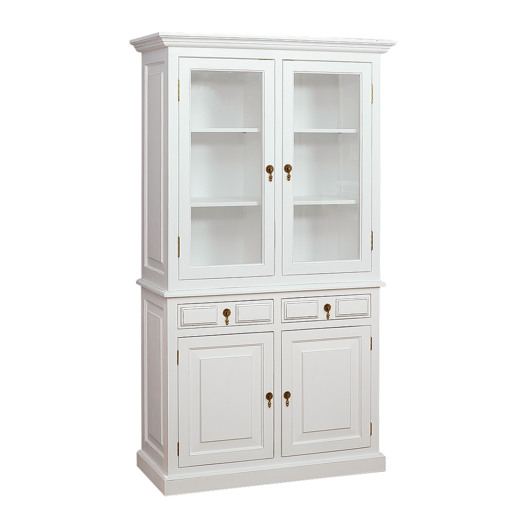 MEJE - Display cabinet L100 x H180 - Brocante white