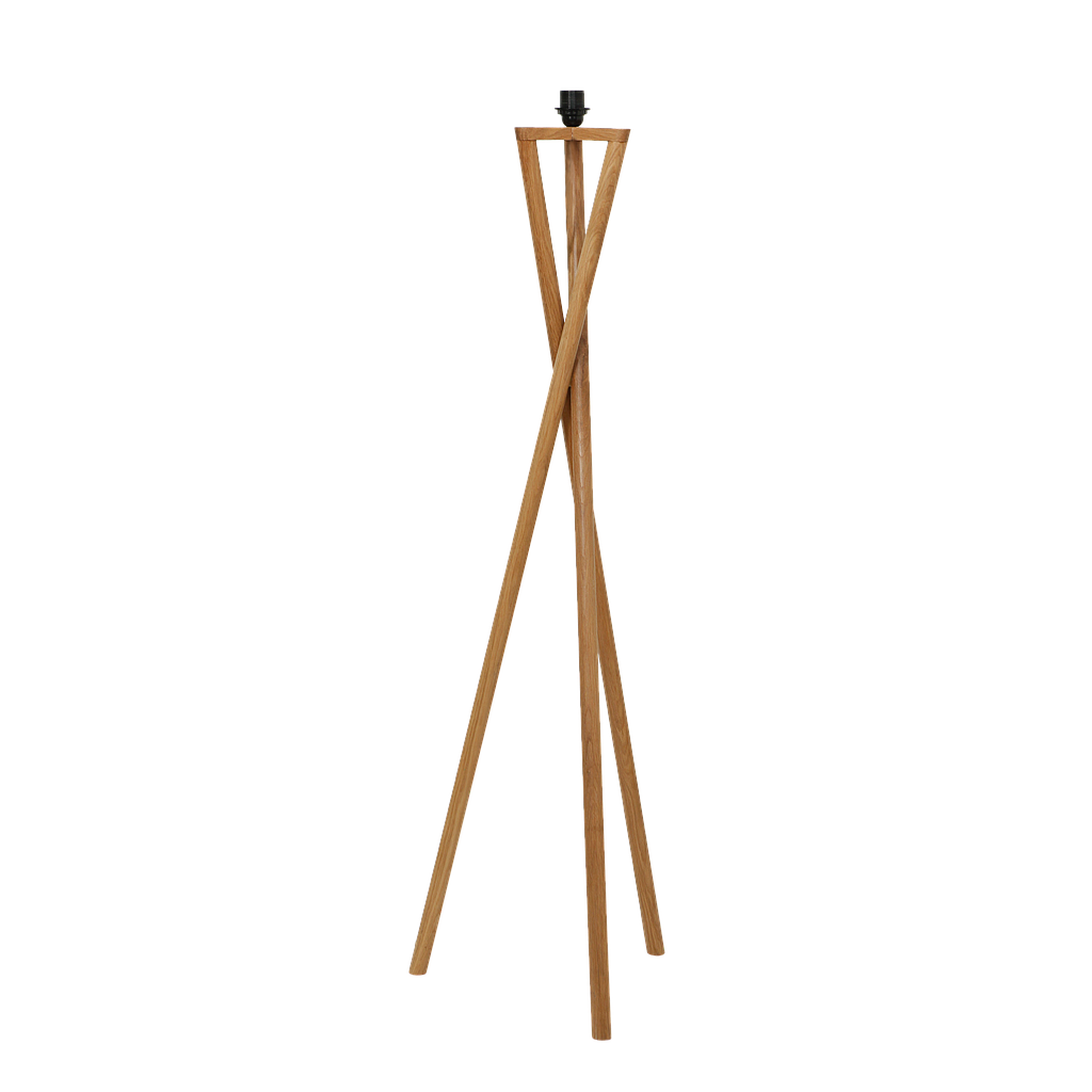 SOREL - Wooden floor lamp stand H168 - Natural Oak