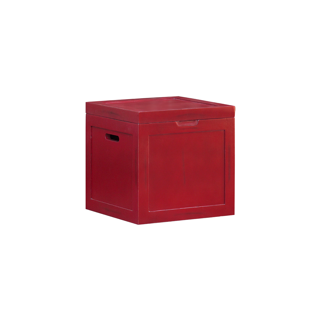 DION - Chest L55 x W55 - Patina chinese red