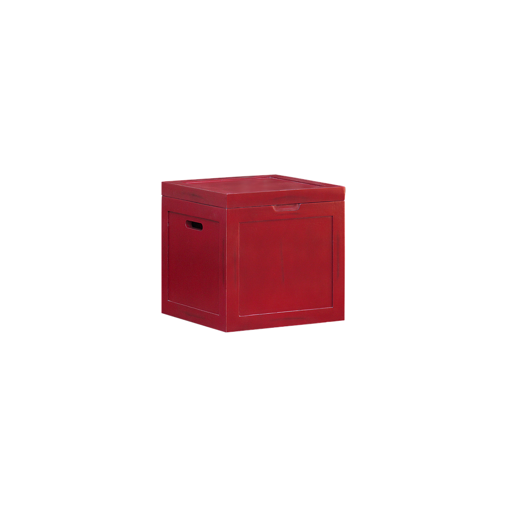DION - Chest L55 x W55 - Patina chinese red