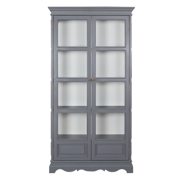 LILY - Display case L98 x H190 - Pearl grey and White