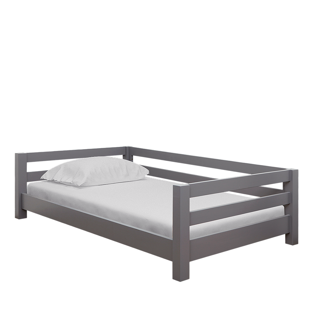LODGE - Single size bed 100 x 200 - Pearl grey