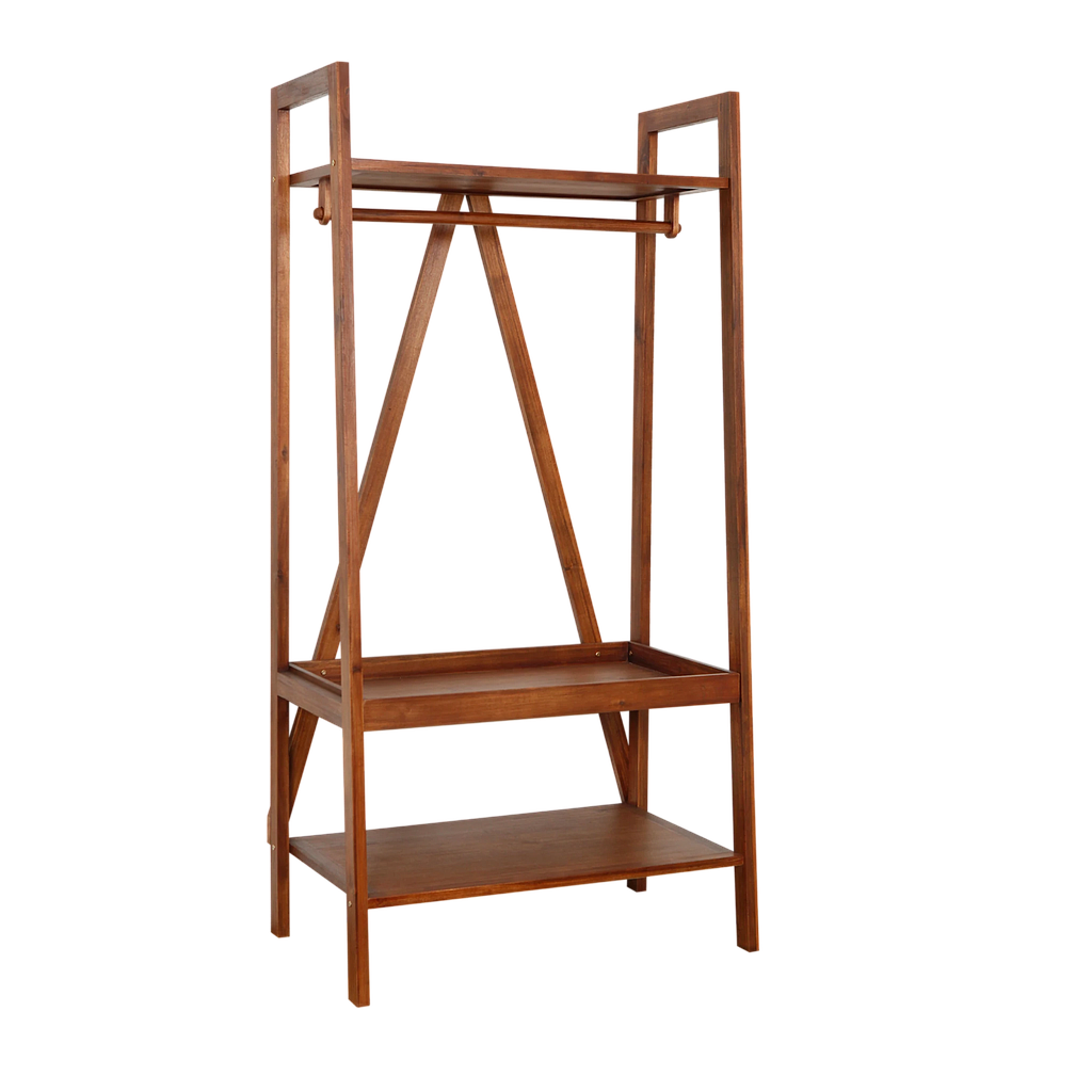 BORANN - Hanging rack L100 x H200 - Washed antic