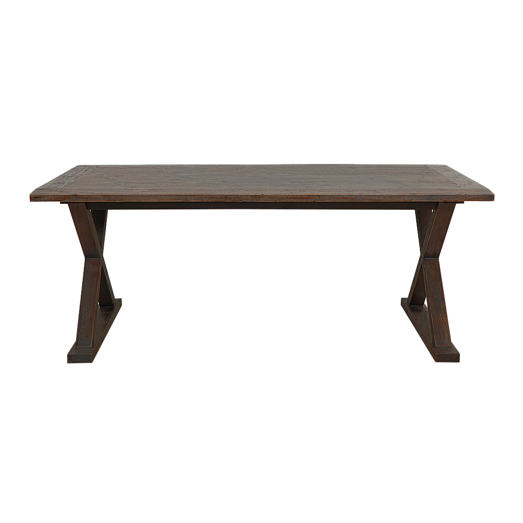 BETSY - Dining table L180 x W100 - Weathered acacia