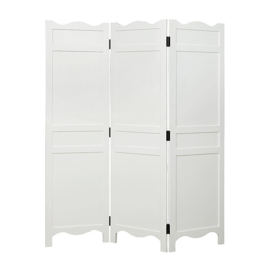 SOLINE - Room divider L150 x H180 - Brushed white