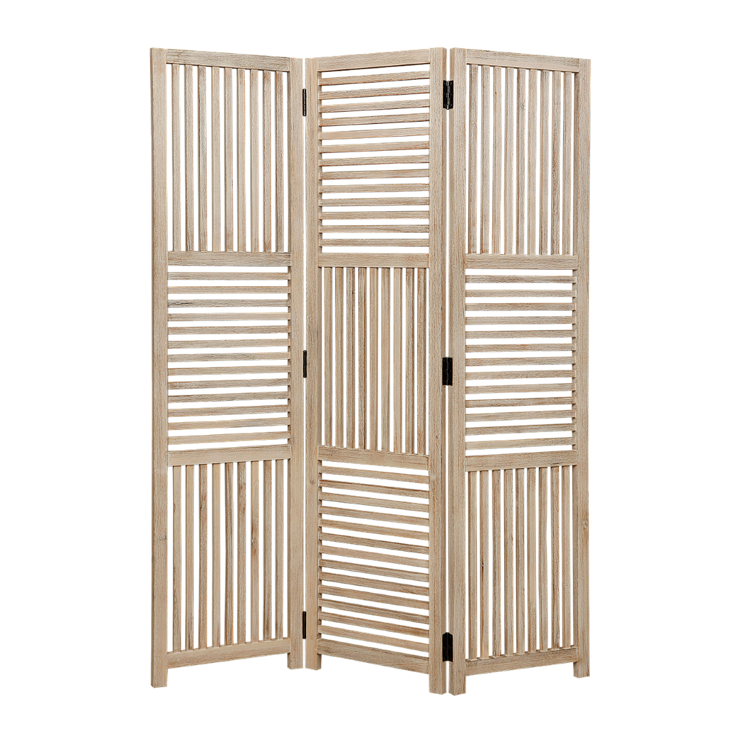 EDEM - Room divider L136 x H180 - Whitened acacia