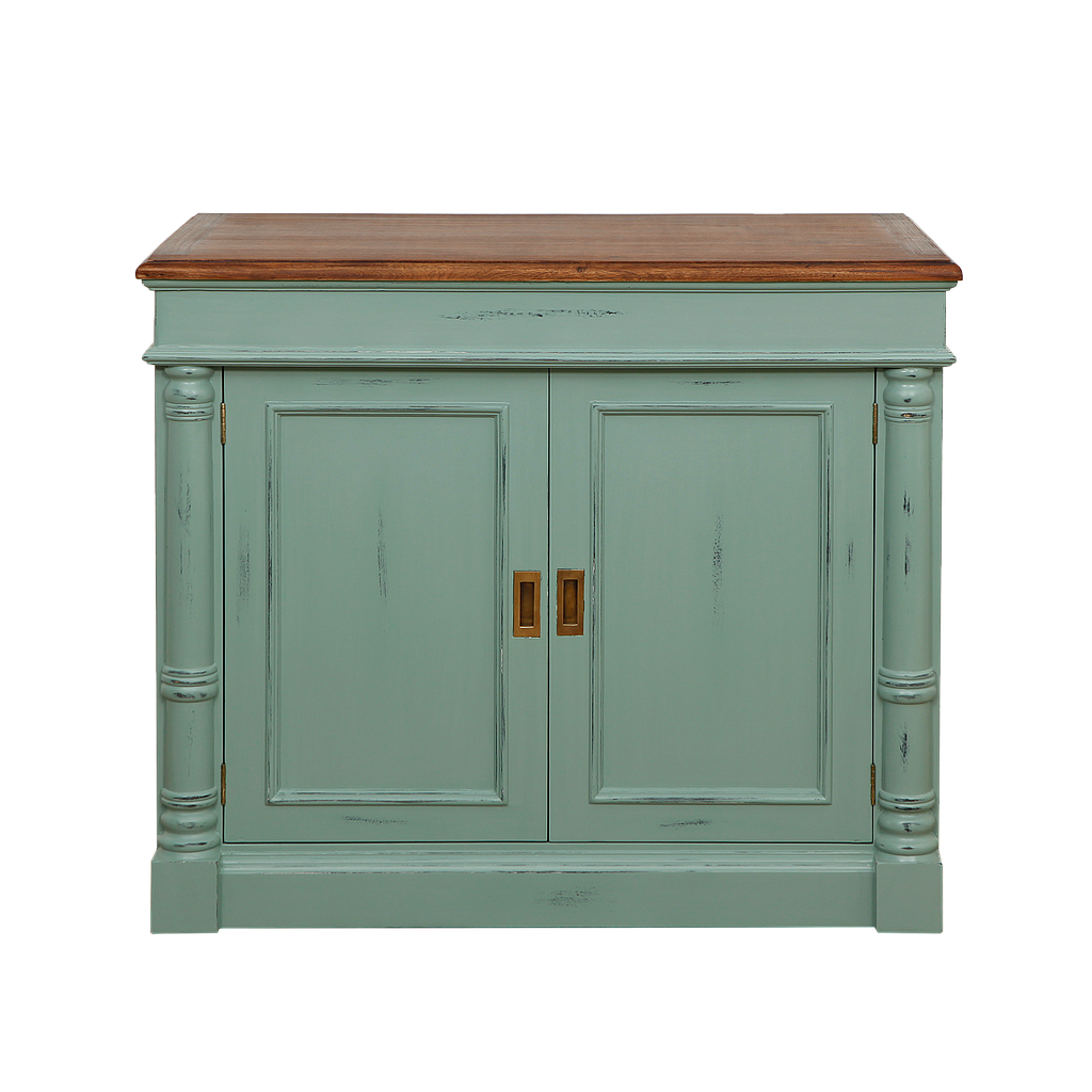 ANNE - Sideboard L100 - Patina mint and Washed antic