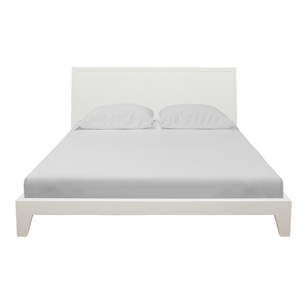 KELSEY - King size bed 180x200 - Brushed white
