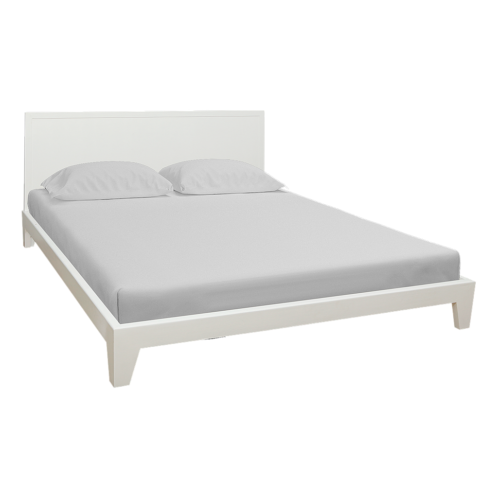 KELSEY - King size bed 180x200 - Brushed white