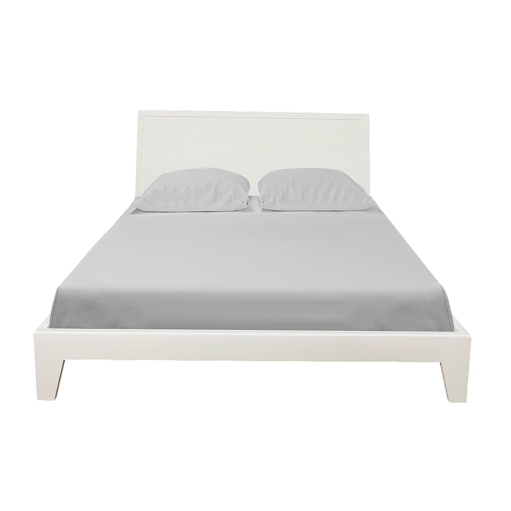 KELSEY - Double size bed (Mattress 140x200) - White