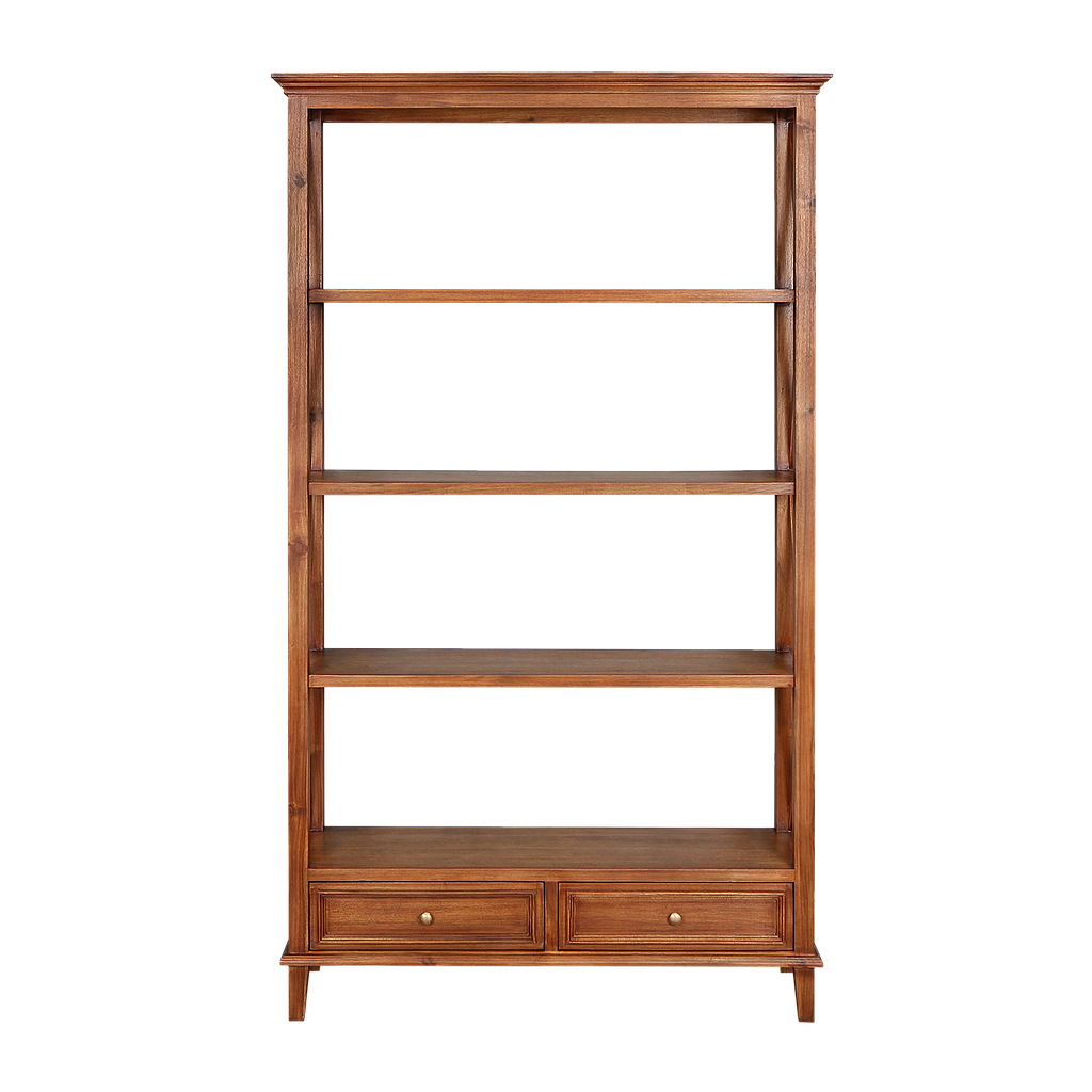 DAPHNEE - Bookcase L110 x H190 - Washed antic