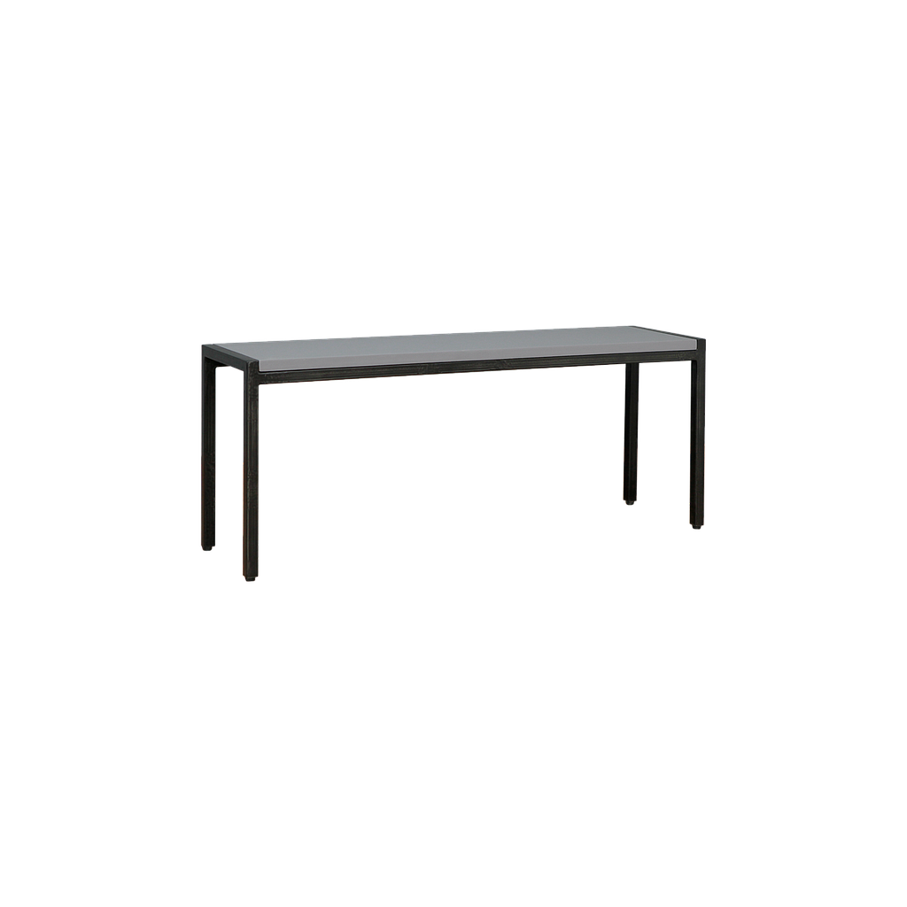 OSAKA - Bench L110 - Vintage anthracite and Pearl grey
