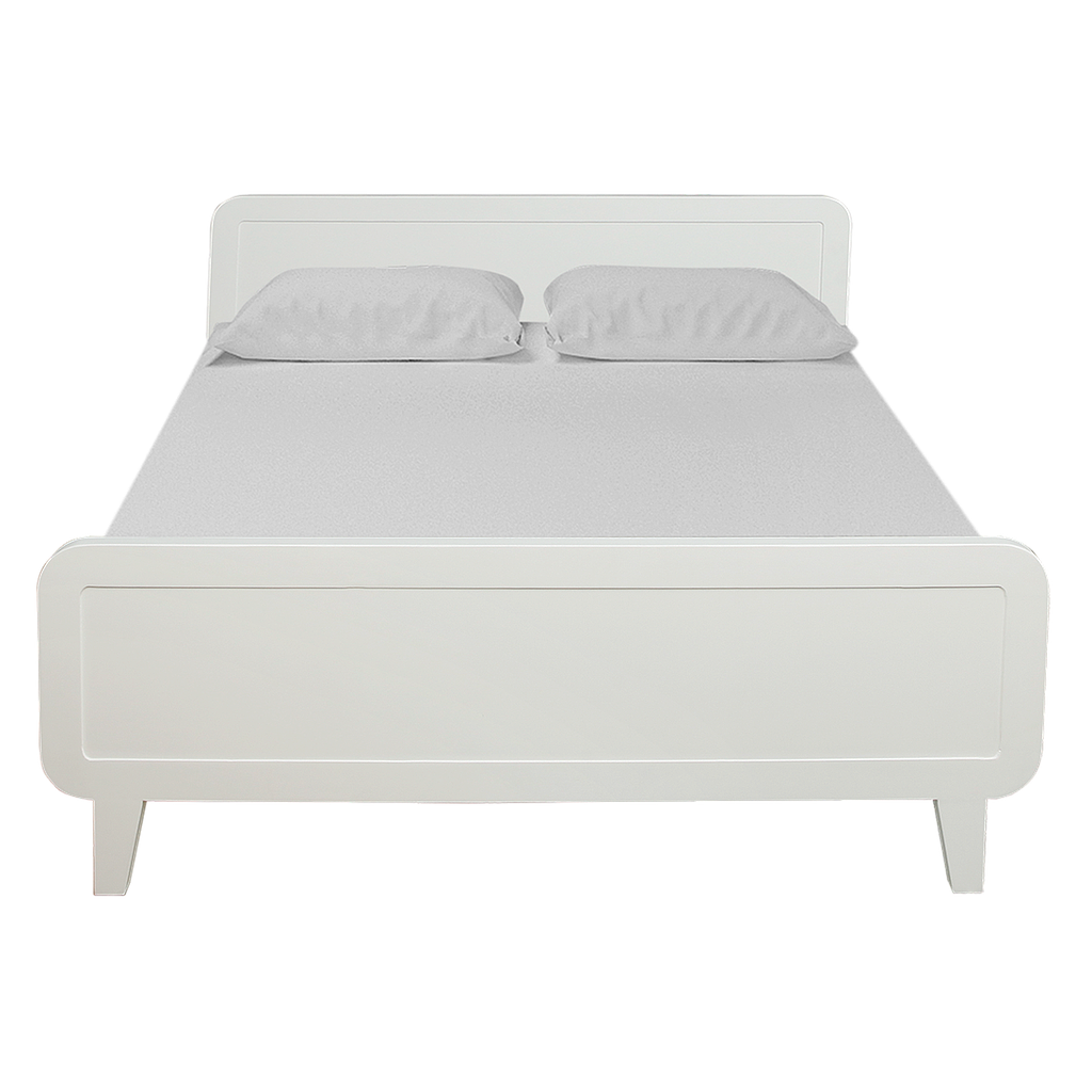 LAURA - Double size bed 140x200 - White