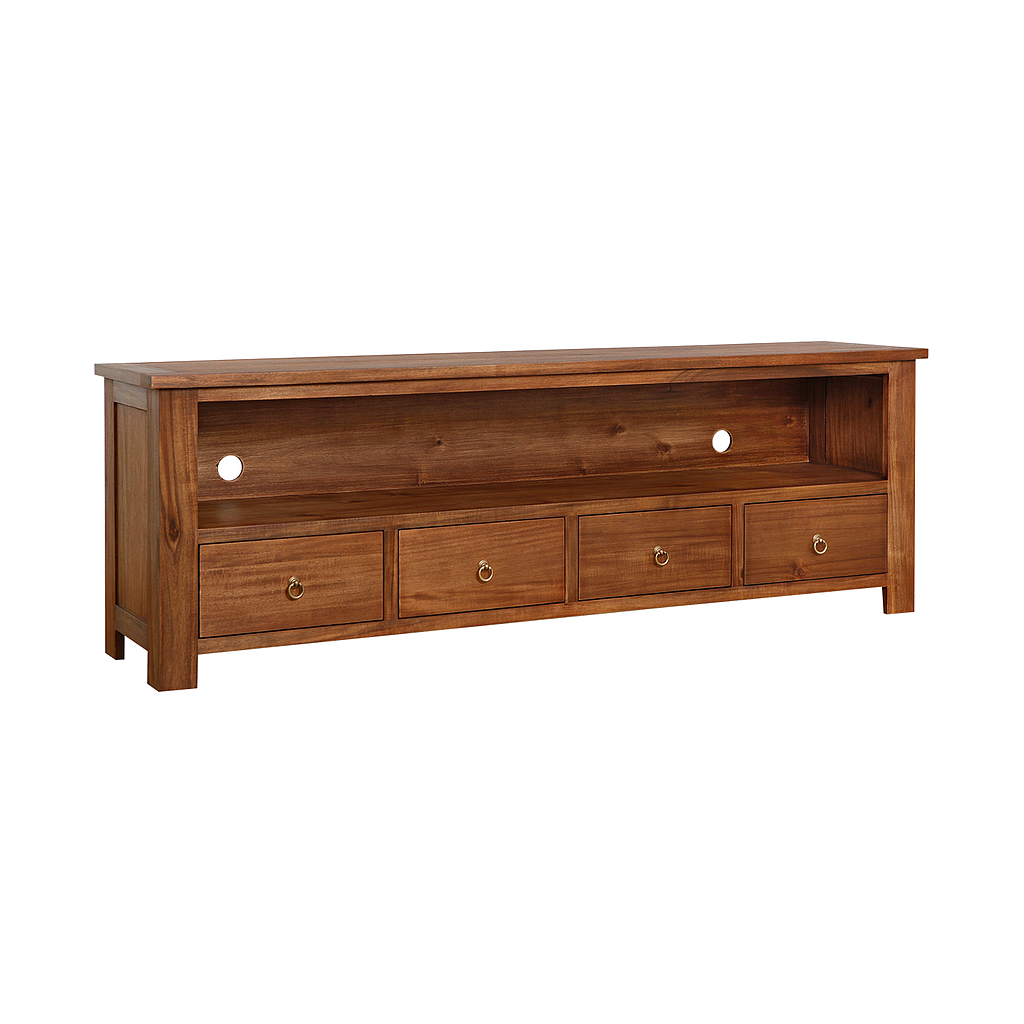 MALAGA - TV stand L180 - Washed antic