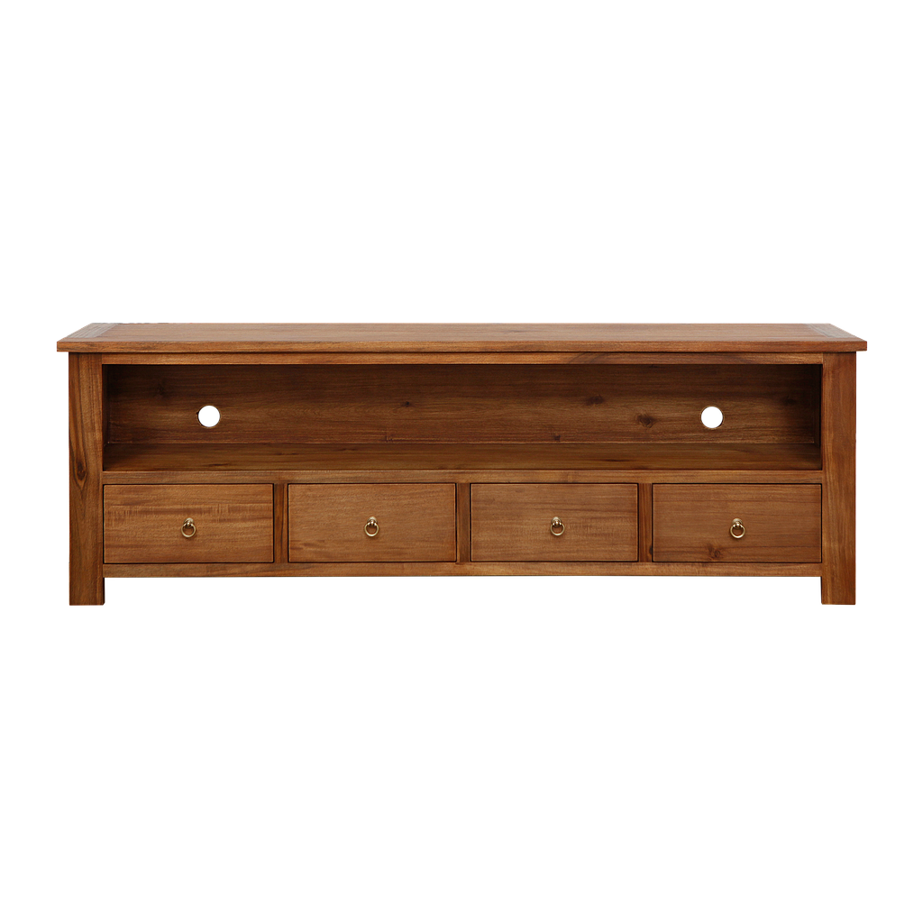 MALAGA - TV stand L180 - Washed antic