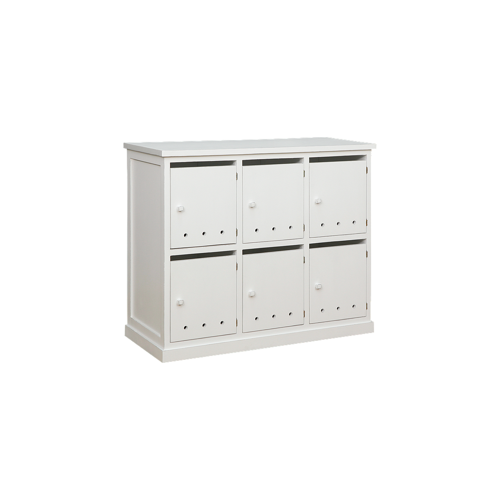 NAMUR - Shoe cabinet L97 x H85 - Brocante white