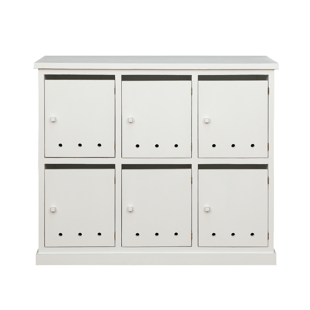 NAMUR - Shoe cabinet L97 x H85 - Brocante white