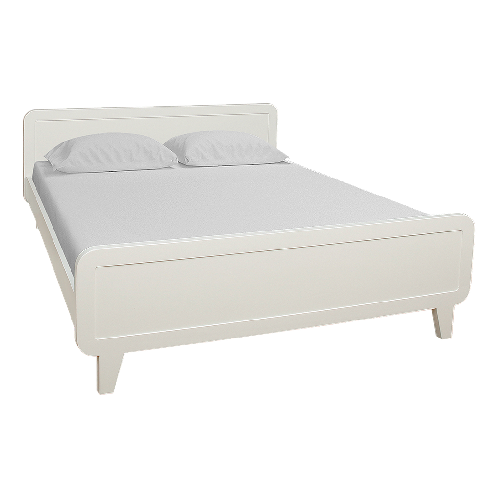 LAURA - Queen size bed 160x200 - White