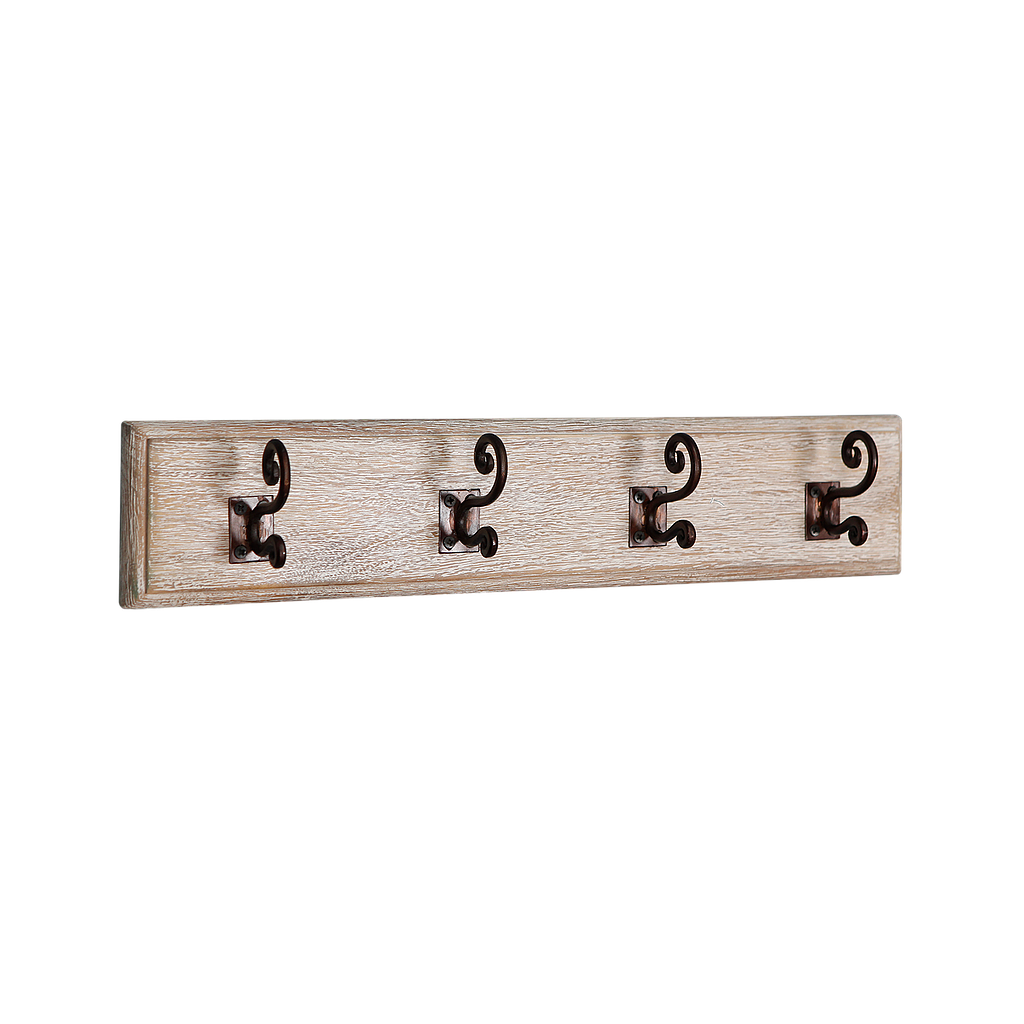 LUCE - Hook rail L50 - Whitened acacia