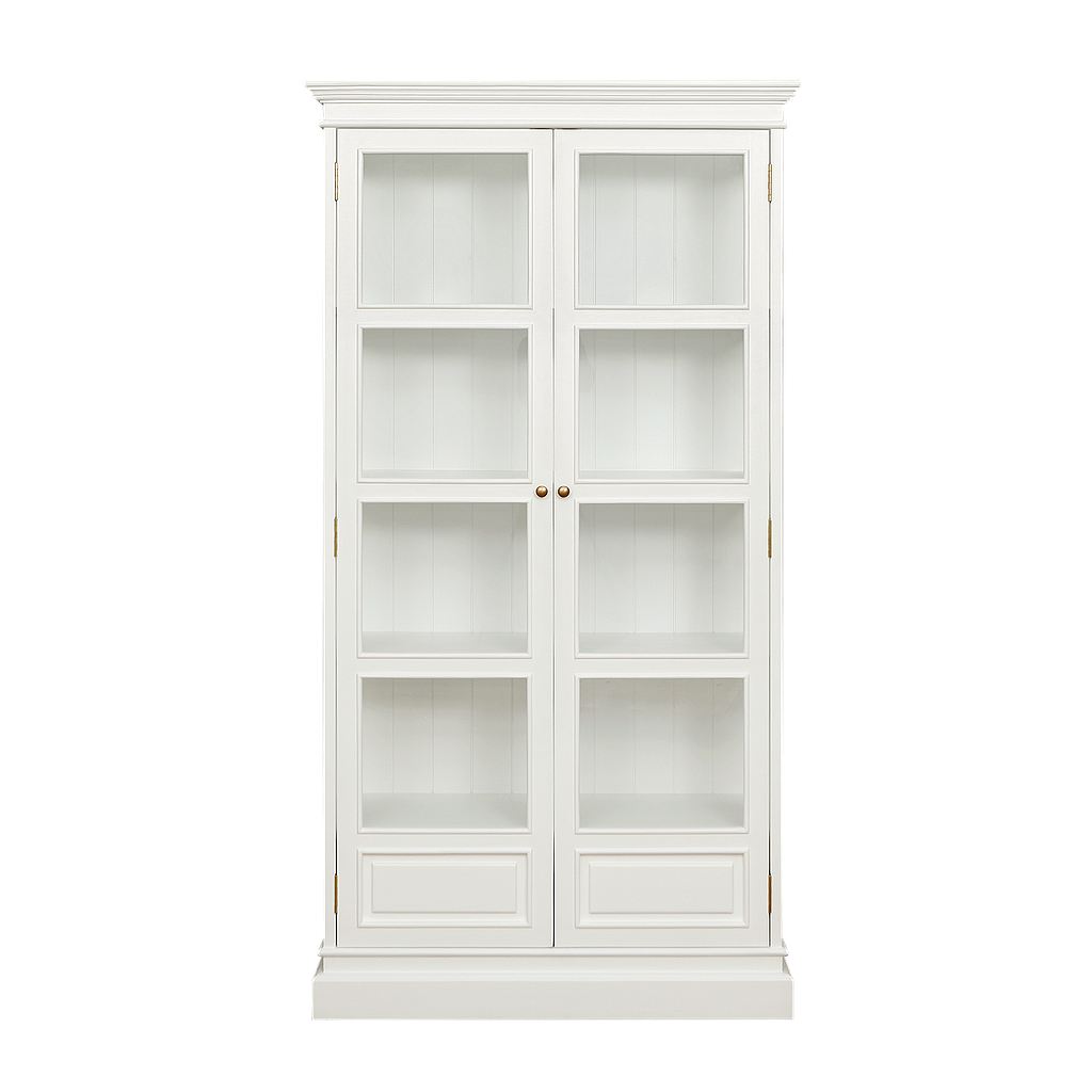 LILY - Display case L98 x H190 - Brushed white