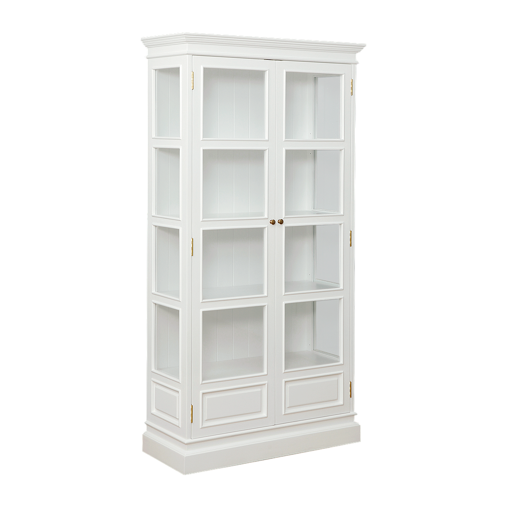 LILY - Display case L98 x H190 - Brushed white