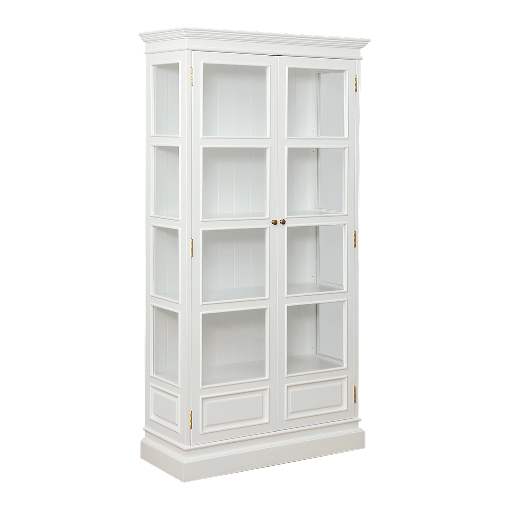 LILY - Display case L98 x H190 - Brushed white