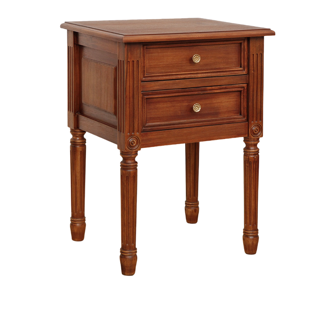 ORLEANS - Bedside table H70 - Washed antic