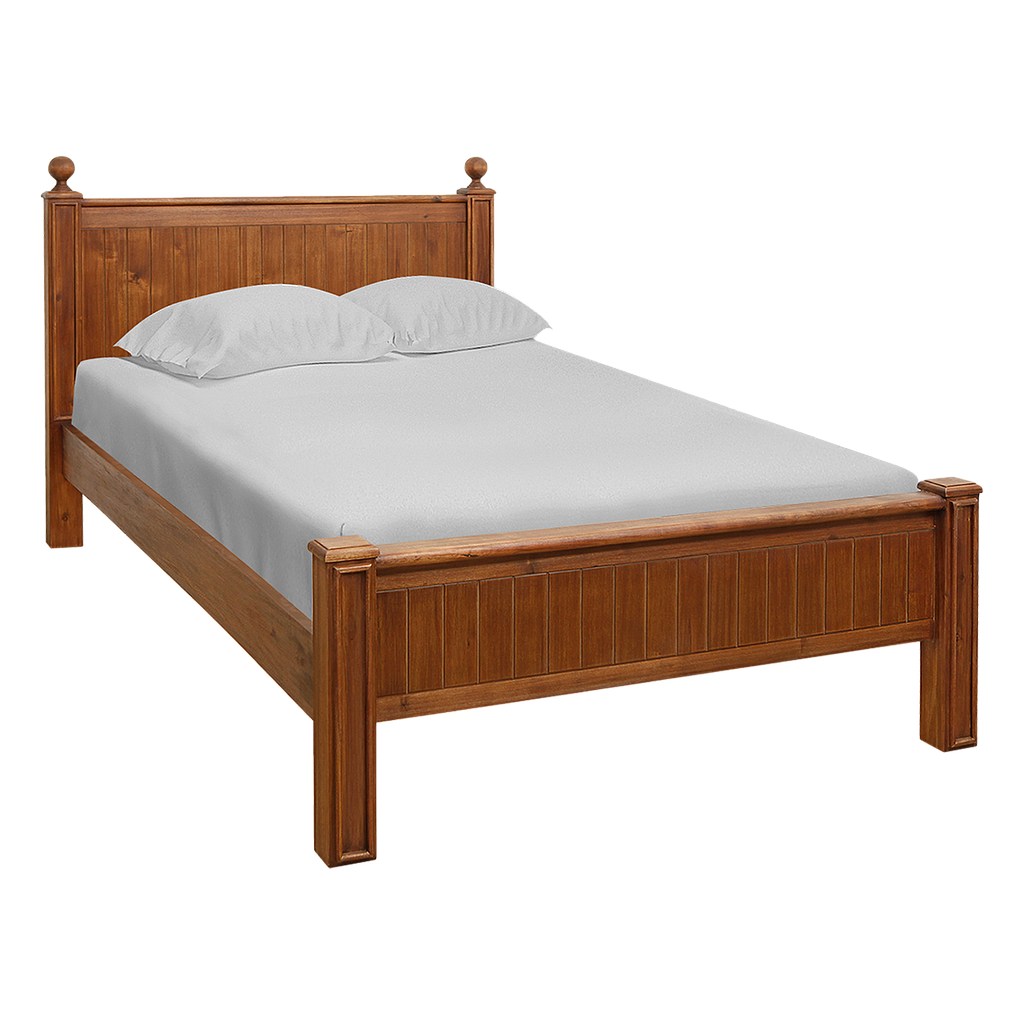 ALES - Twin size Bed 120x200 - Washed antic