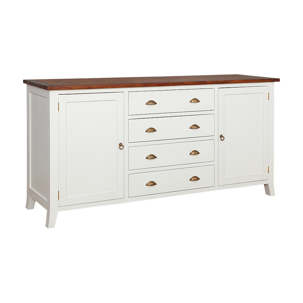 RINO - Sideboard - Brocante white and washed antic