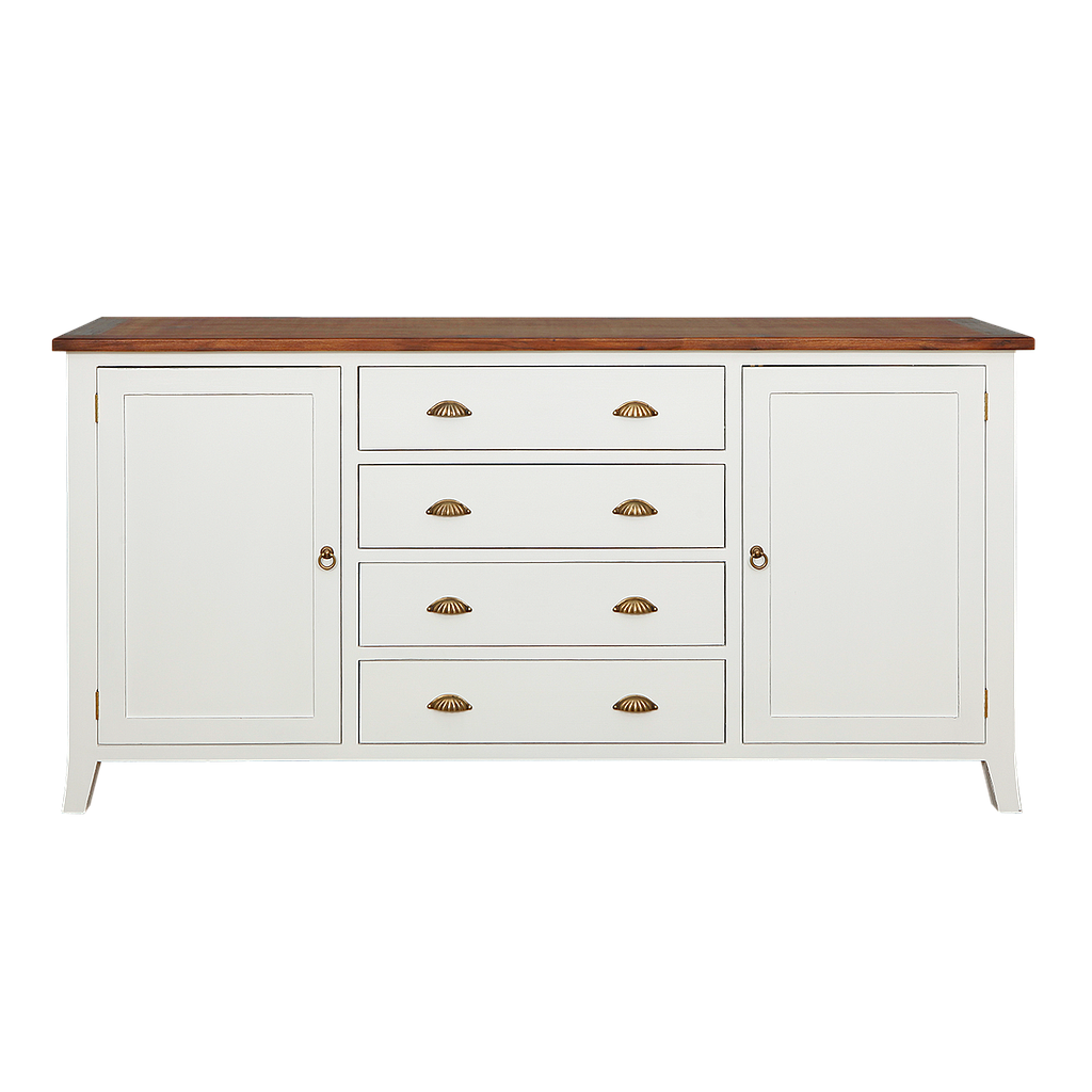 Sideboard - Brocante white and Washed antic