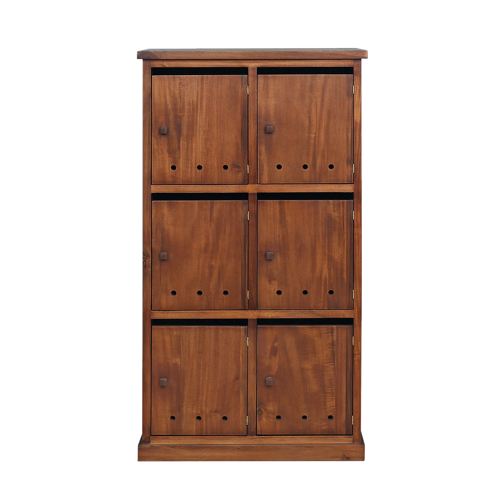 NAMUR - Shoe cabinet L67 x H123 - Washed antic