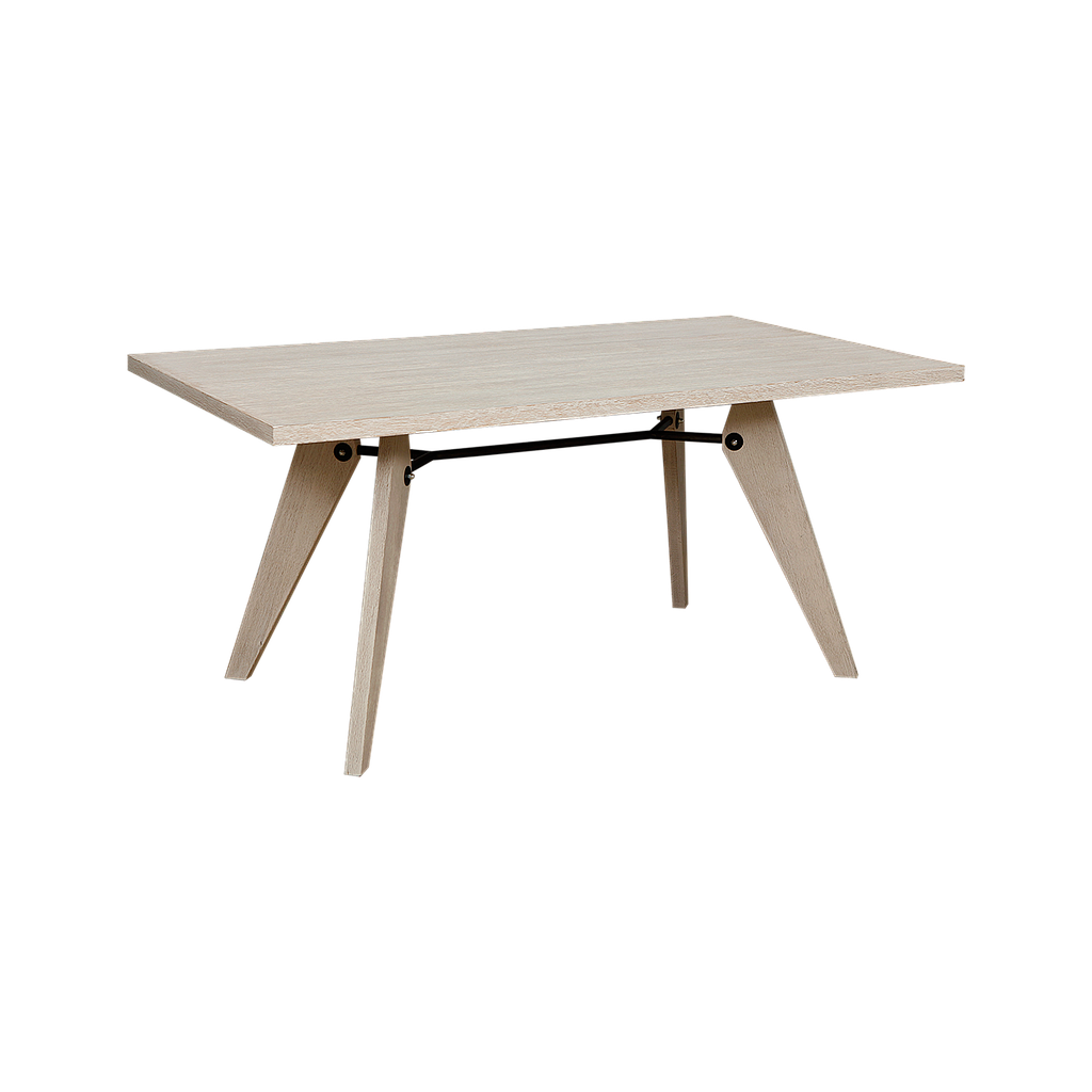 JEAN - Dining table L160 x W90 - Whitened oak