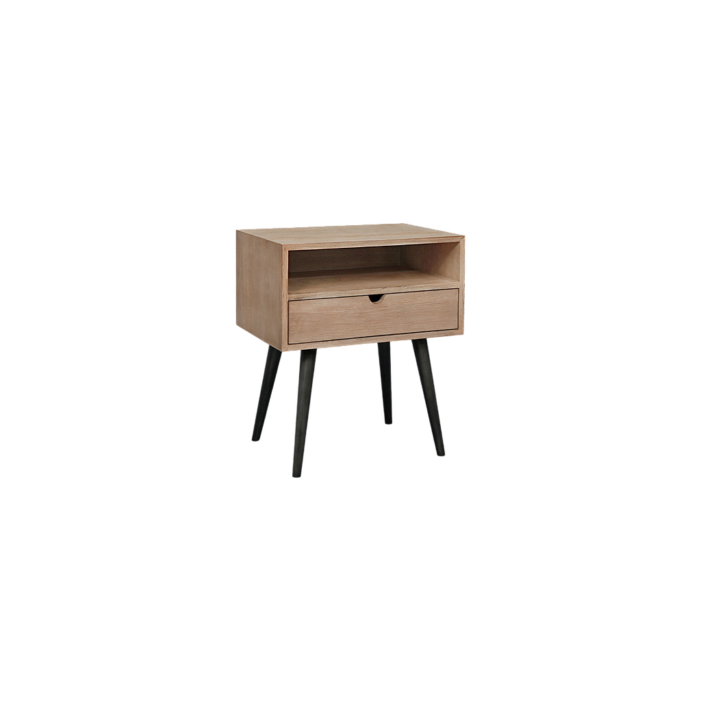 MATIJA - Bedside table H60 - Toffee and Vintage anthracite