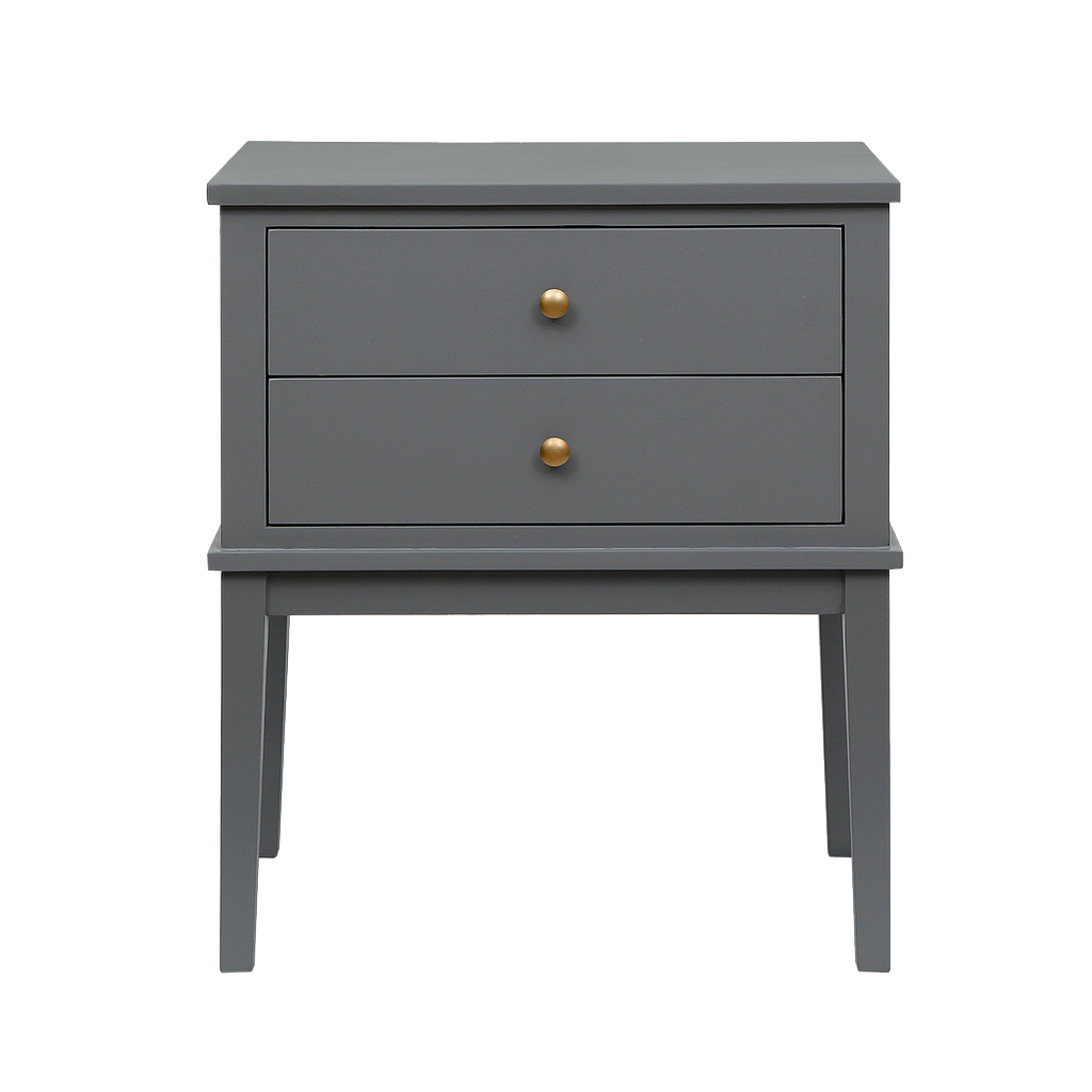 ALESSIO - Bedside table H65 - Pearl grey
