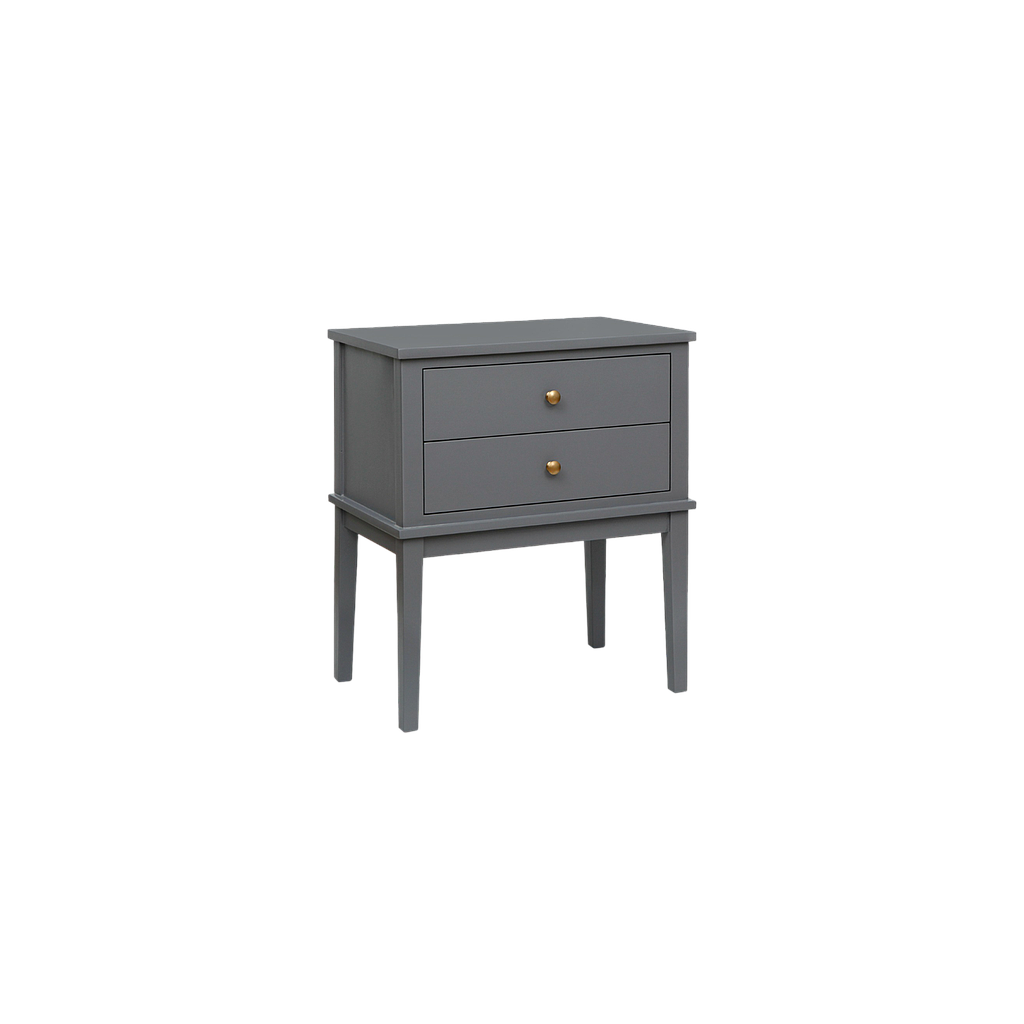 ALESSIO - Bedside table H65 - Pearl grey