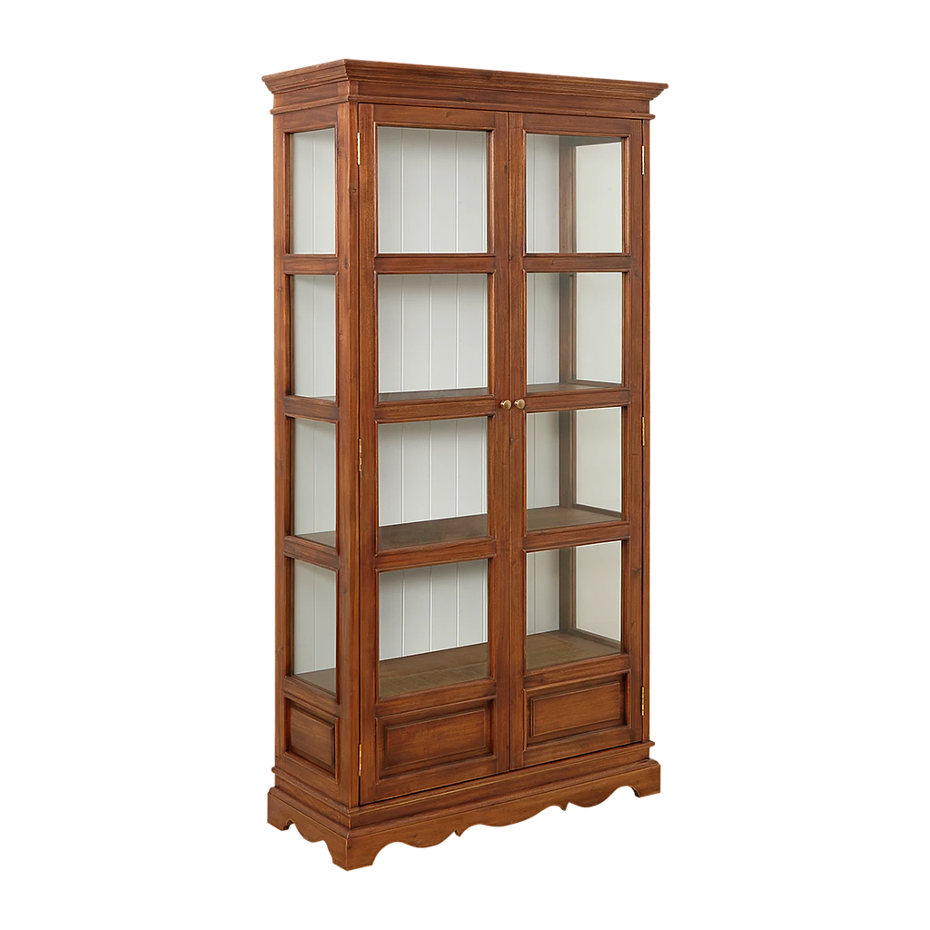 LILY - Display case L98 x H190 - Washed antic and White
