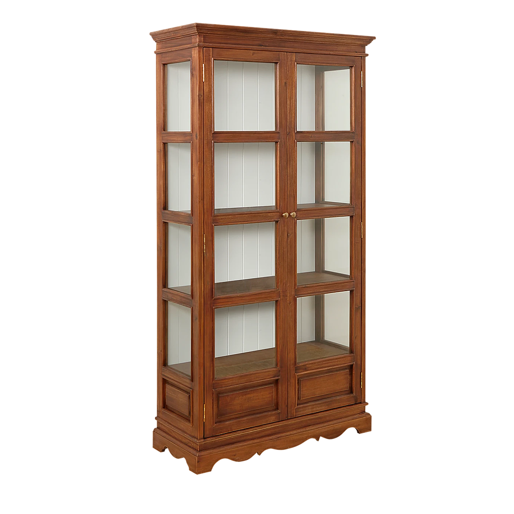 LILY - Display case L98 x H190 - Washed antic and White