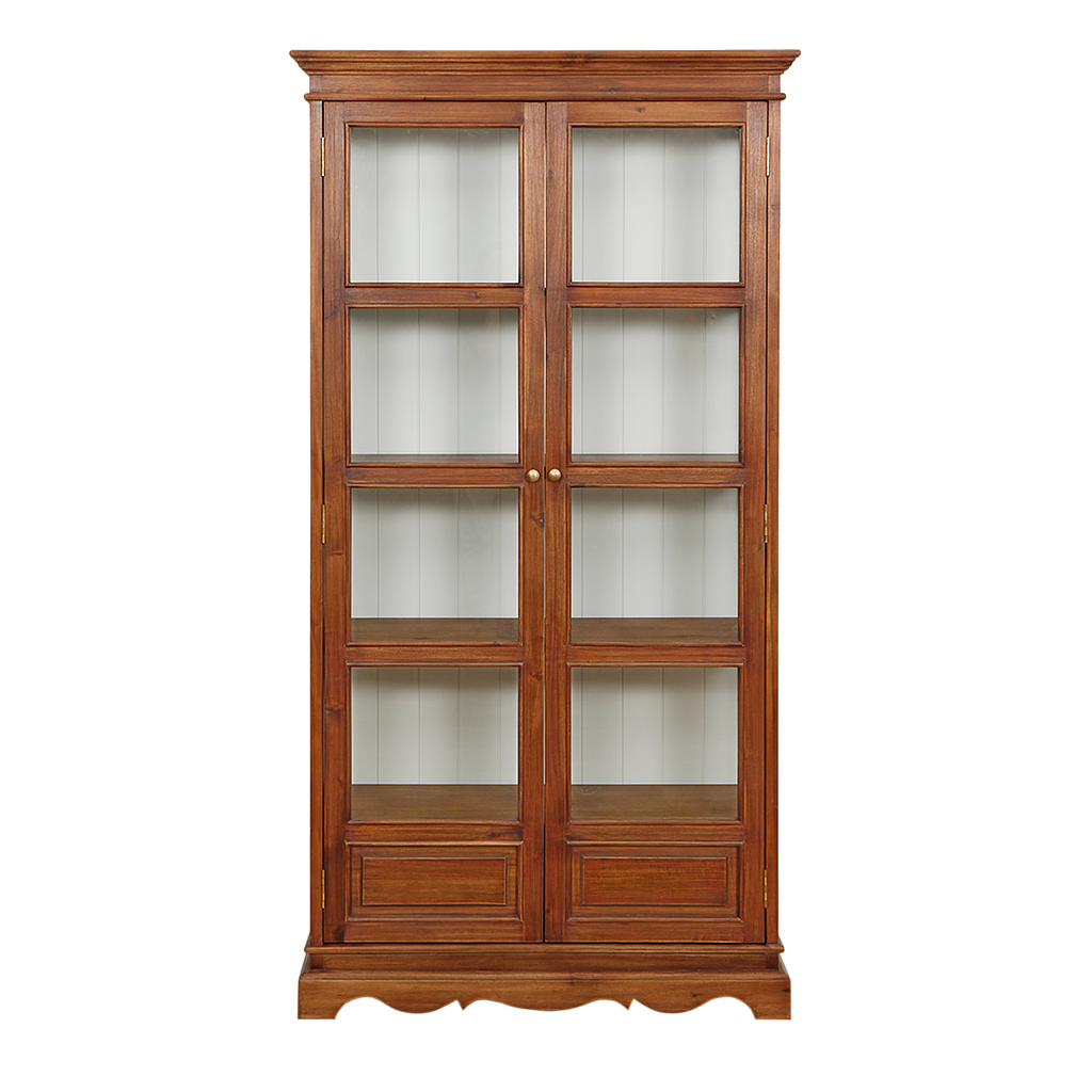 LILY - Display case L98 x H190 - Washed antic and White