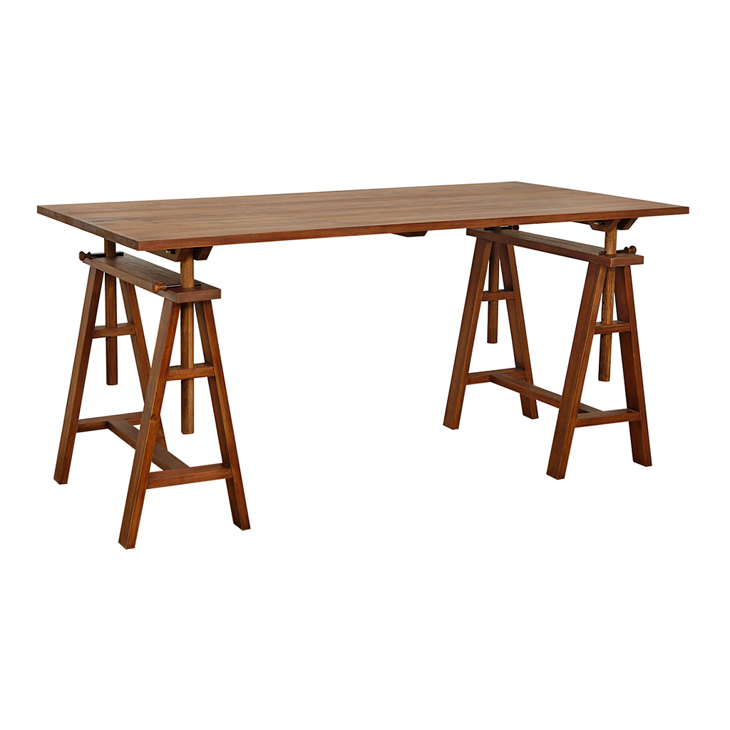 ARCHI - Adjustable Desk L170 x H75/95 - Washed antic