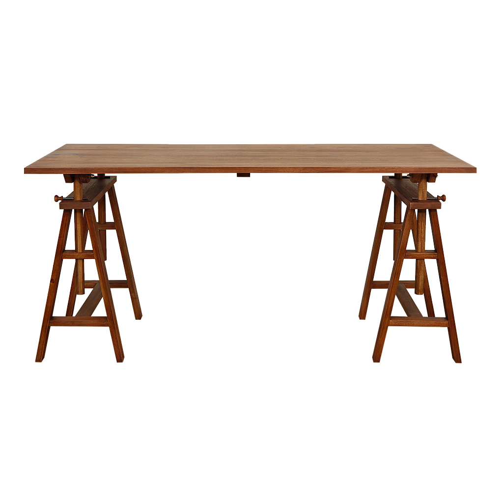 ARCHI - Adjustable Desk L170 x H75/95 - Washed antic
