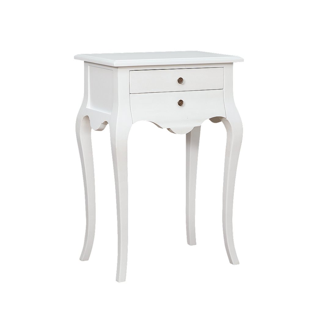 ELODIE - Console table L60 - Brushed white