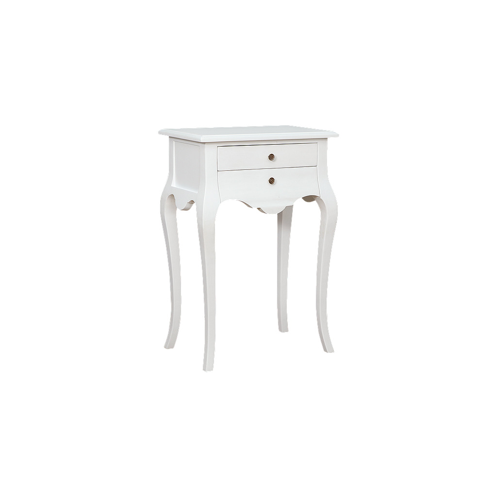 ELODIE - Console table L60 - Brushed white