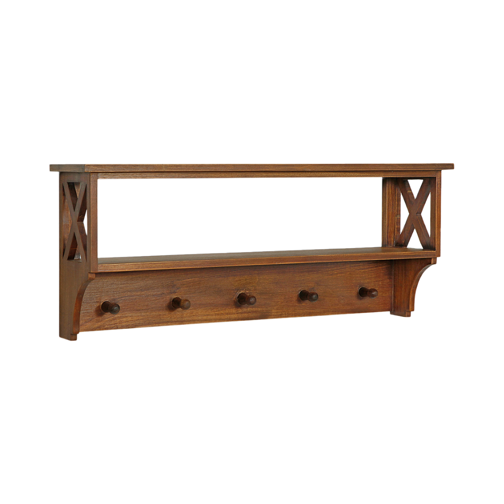 PAULA - Coat rack L90 - Washed antic