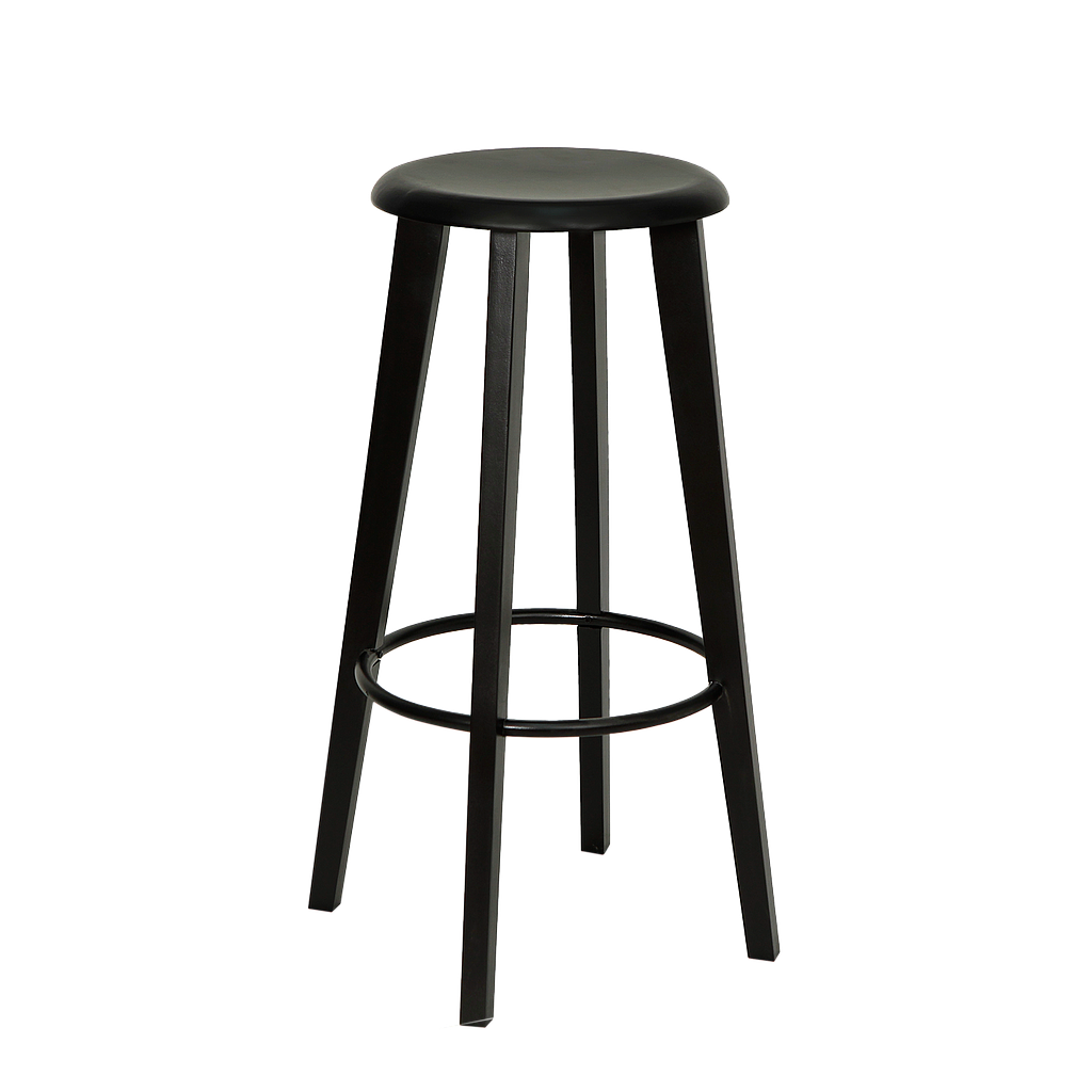 ALEV - Bar stool H75 - Black