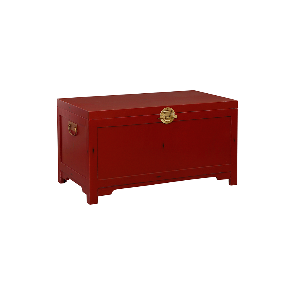 XIAN - Chest L90 x W47 - Patina chinese red