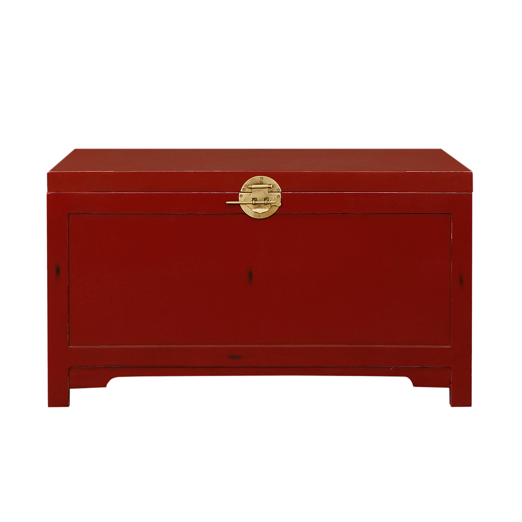 XIAN - Chest L90 x W47 - Patina chinese red